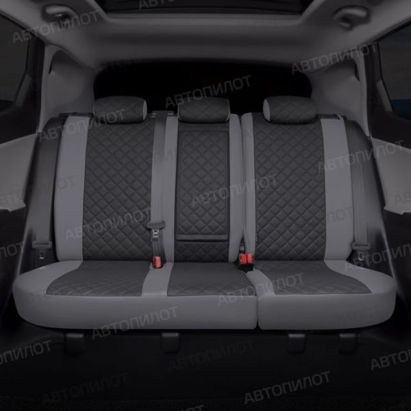 Чехлы Автопилот Экокожа Ромб на Peugeot Expert (8 мест) 2007-2016 г.в. Чехлы Автопилот Экокожа Ромб на Peugeot Expert (8 мест) 2007-2016 г.в.