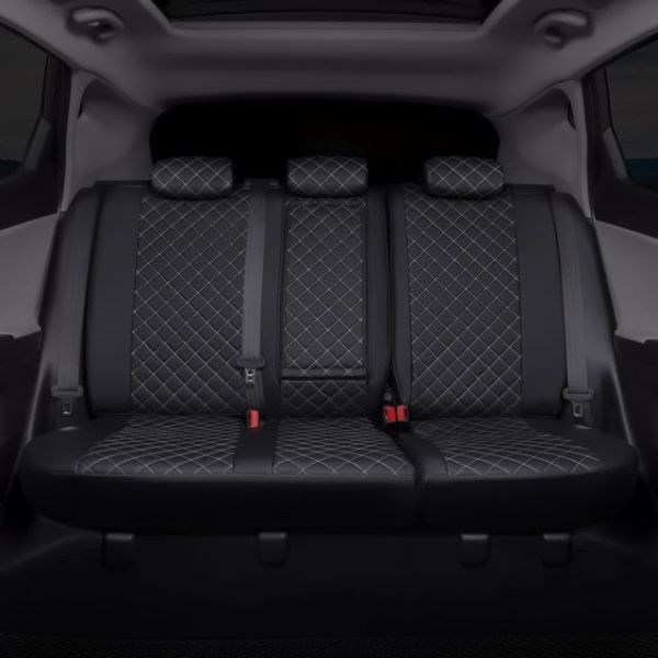 Чехлы Автопилот Экокожа Ромб на Peugeot Expert (8 мест) 2007-2016 г.в. Чехлы Автопилот Экокожа Ромб на Peugeot Expert (8 мест) 2007-2016 г.в.