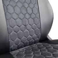 Чехлы Алькантара на Kia Spectra Чехлы Алькантара на Kia Spectra