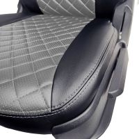 Чехлы Экокожа Ромб на Kia Spectra 2004-2011 г.в. Чехлы Экокожа Ромб на Kia Spectra 2004-2011 г.в.