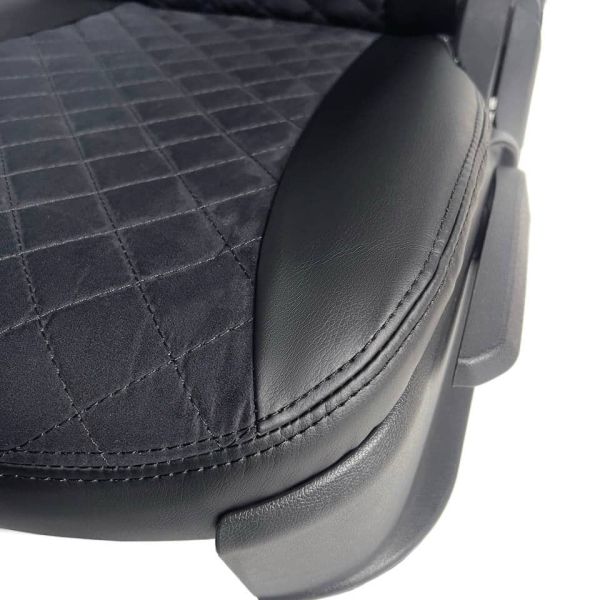 Чехлы Алькантара на Kia Spectra