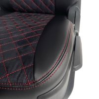 Чехлы Алькантара на Kia Spectra Чехлы Алькантара на Kia Spectra