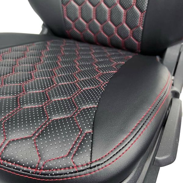 Чехлы Экокожа Ромб на Kia Spectra 2004-2011 г.в. Чехлы Экокожа Ромб на Kia Spectra 2004-2011 г.в.