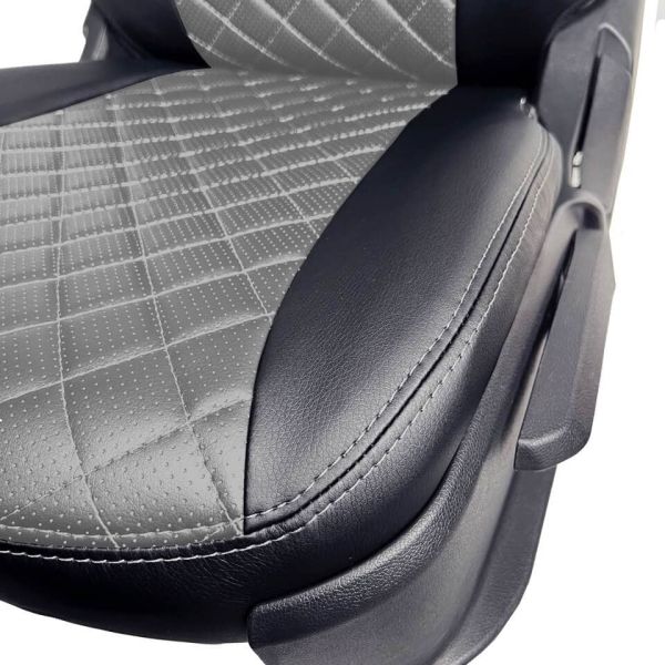 Чехлы Экокожа Ромб на Kia Spectra 2004-2011 г.в. Чехлы Экокожа Ромб на Kia Spectra 2004-2011 г.в.